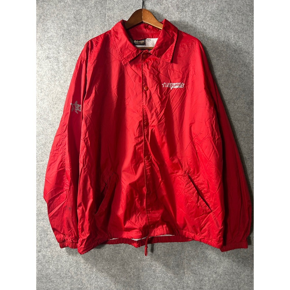 Ripzone International Coaches‎ Jacket Mens XL Red Vintage 90s Y2K Skater Surfer